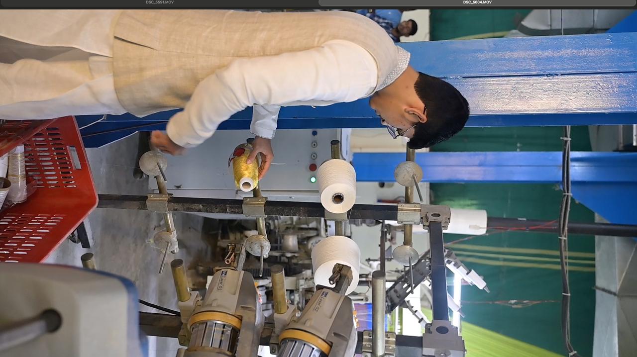 Fabric manufacturing at Fabric India Luxury