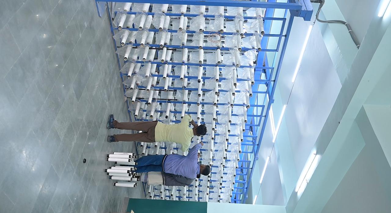 Fabric manufacturing at Fabric India Luxury
